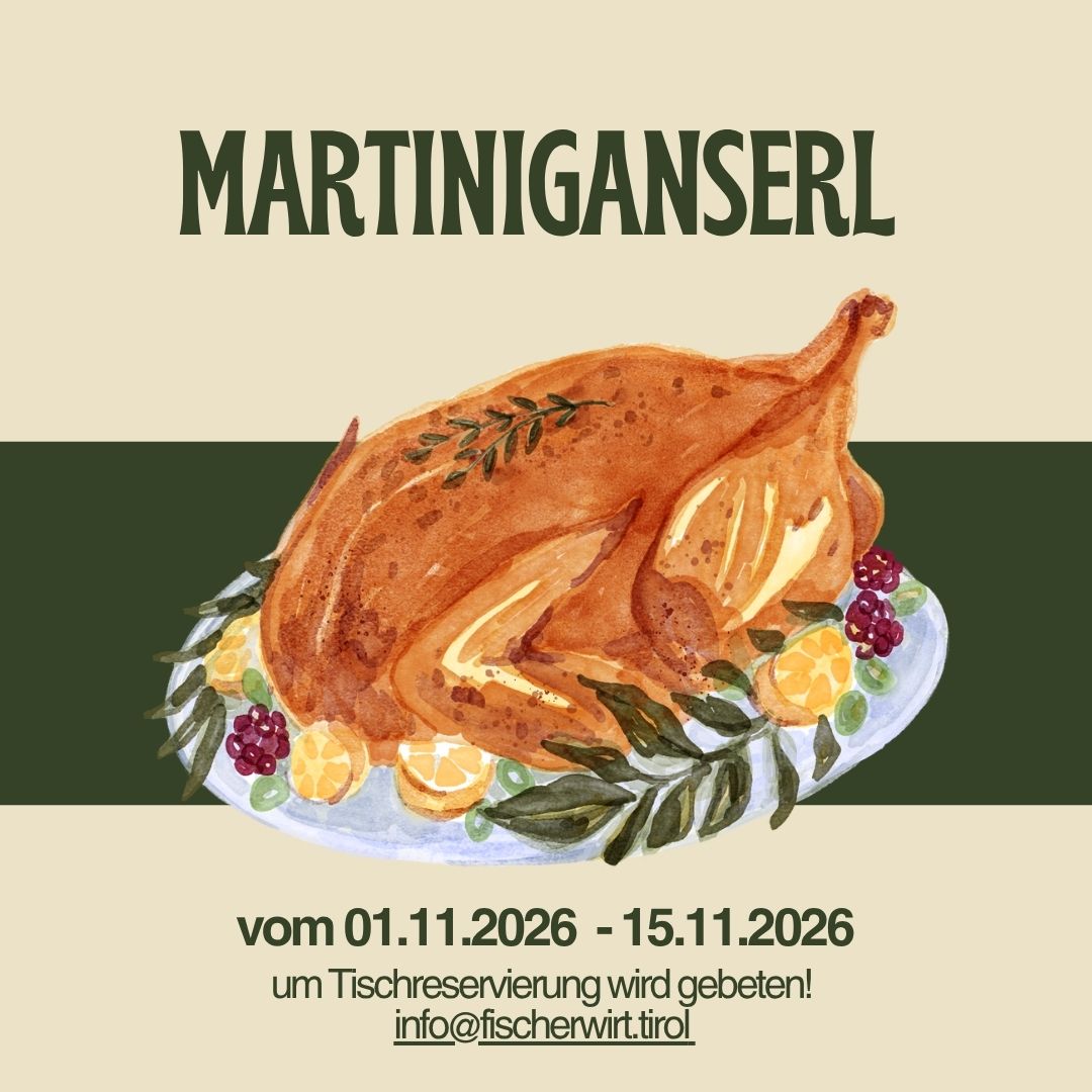 Martiniganserl - Tischreservierung im Fischerwirt